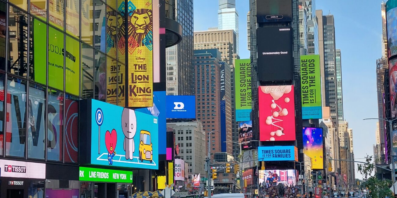 time square new york viaggio di gruppo parti con terre d'avventura