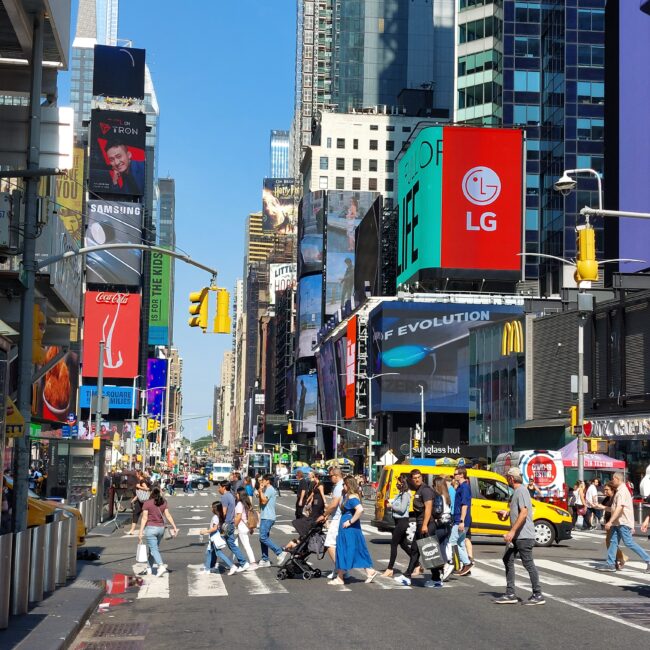 new york strada time square